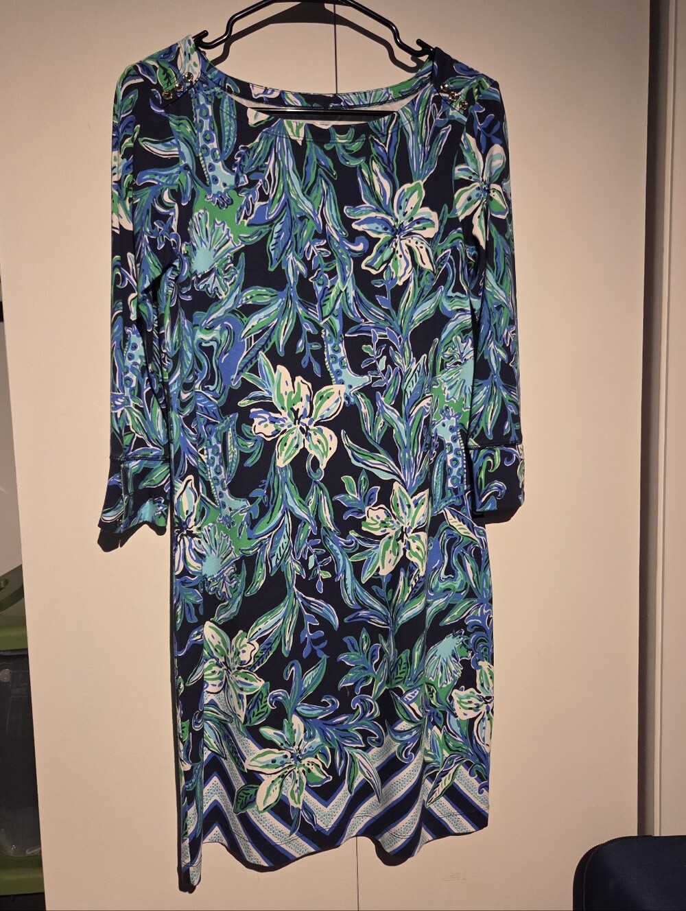 Lilly Pulitzer Sophie Dress In High Tide Navy